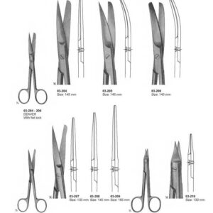 G031 Surgical Scissors Deaver Systrunk Incision