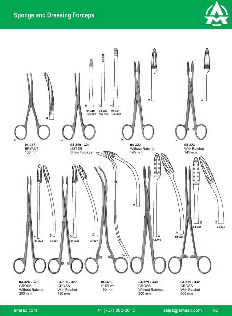G066 Sponge Dressing Forceps Bryant Lister Gross Duplay