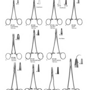 G096 Needle Holders Converse Webster Halsey Derf Doyen Baumgartner Crile Wod Crile Murray Kilner Adson