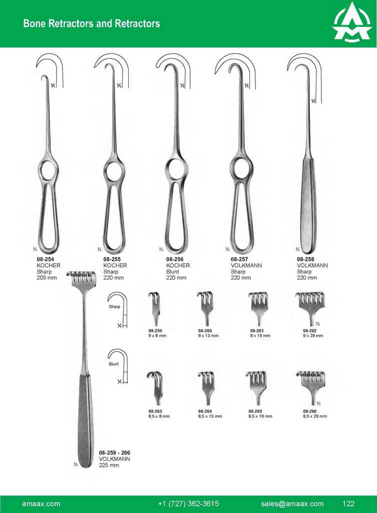 G122 Bone Retractors Kocher Volkmann