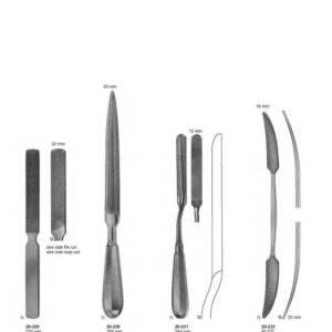 G337 Bone File Rasps Putti