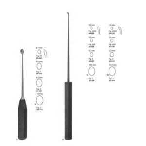 G343 Bone Curettes Sypert