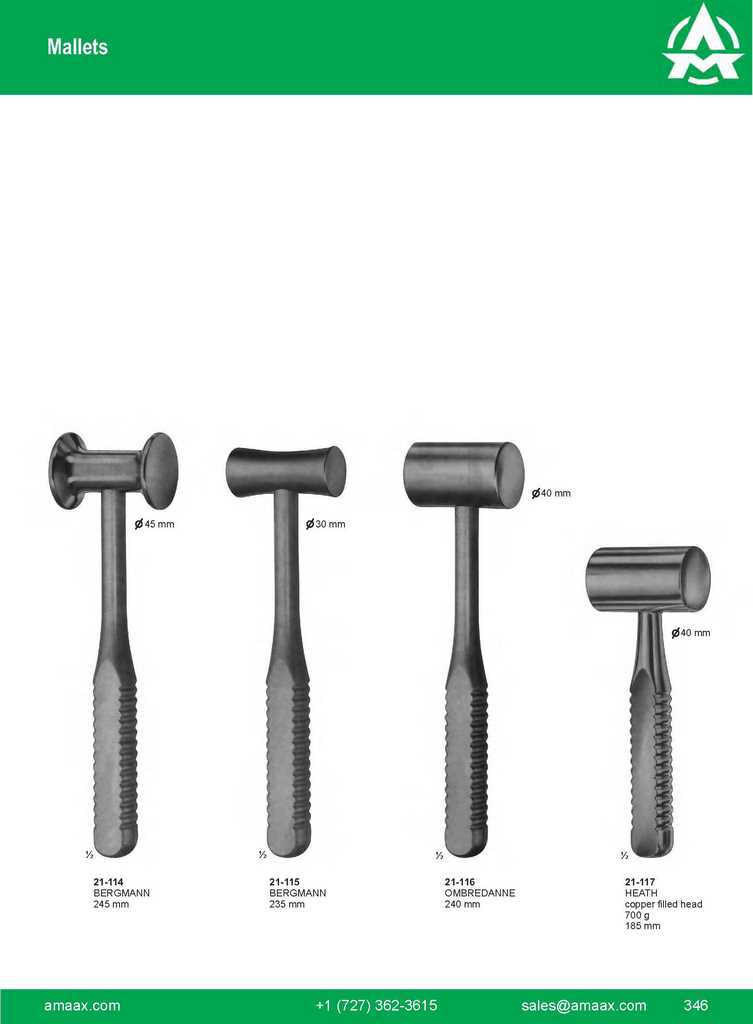 G346 Mallets Bergmann Ombredanne Heath