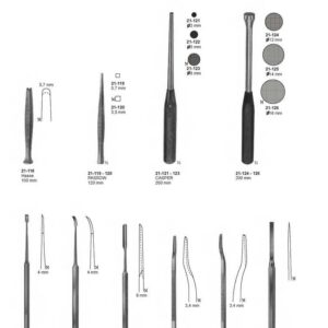 G347 Tampers Osteotomes Chisels Gouges Haase Passow Casper Freer Scaphoid Ouge Mannerfelt