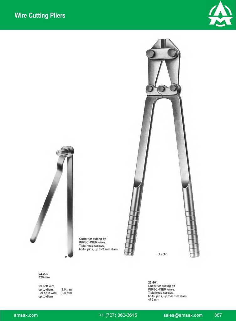 G387 wire Cutting Pliers Kirschner pin cutter
