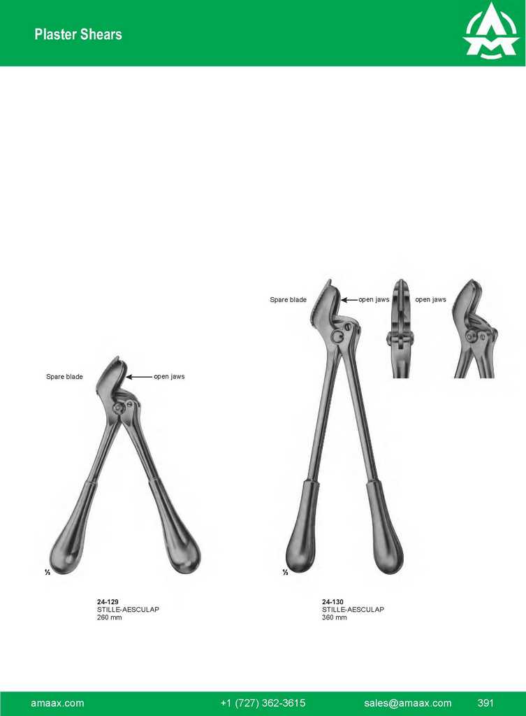 G391 plaster Shears Stille Aesculap