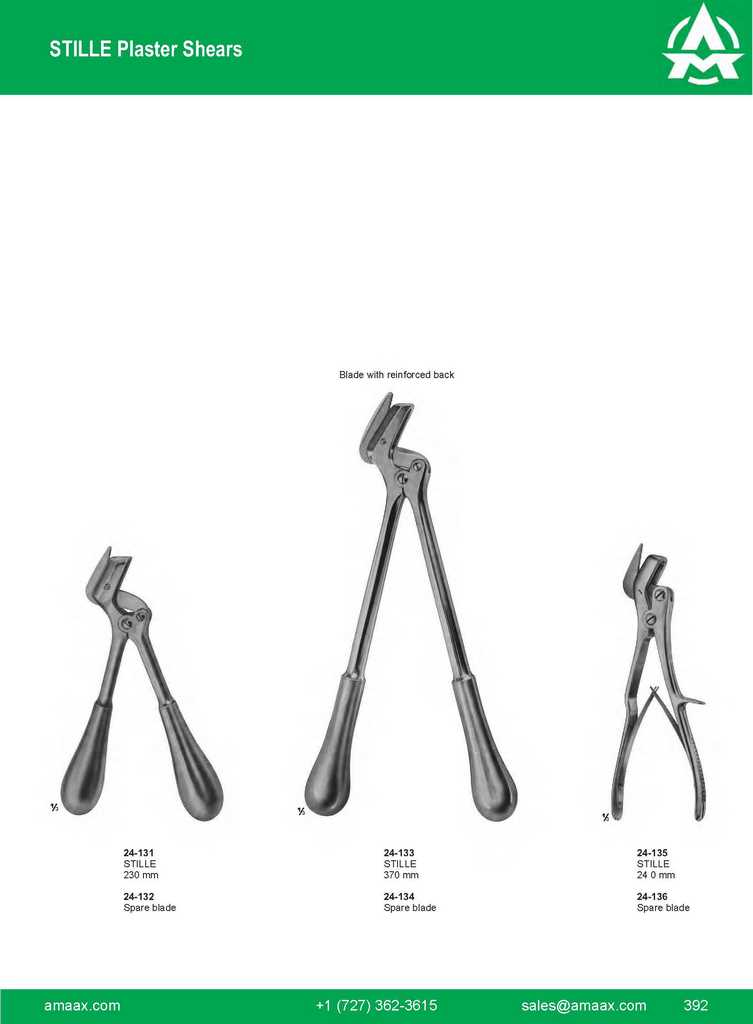 G392 stille Plaster Shears Stille
