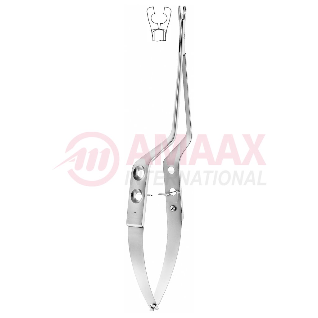 apply forceps for yasargil mini clips 17cm forceps handle bayonet jaw fixed 40 772 17 40 772 23 jpg
