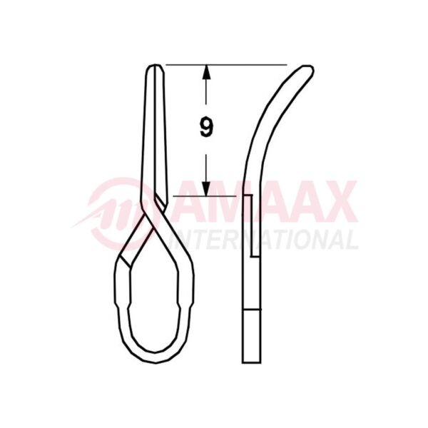 standard vessel clip 9mm light curved no implants 40 567 52 jpg