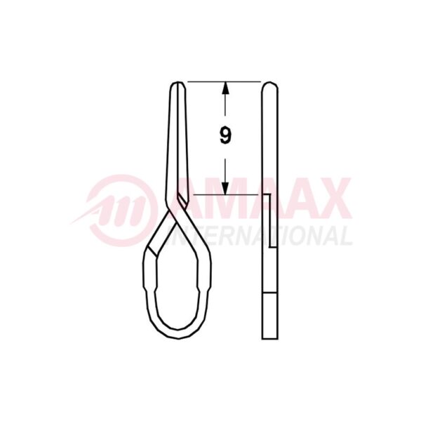 standard vessel clip 9mm straight no implants 40 567 50 jpg